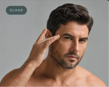 Blefaroplastia masculina — olhar rejuvenescido